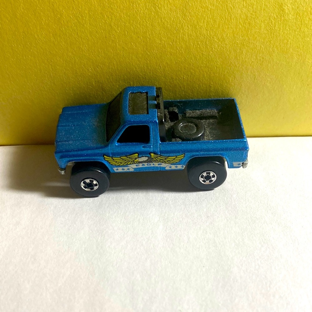 Vintage 1977 Hot Wheels Bywayman Eagle Blue Pick Up Truck